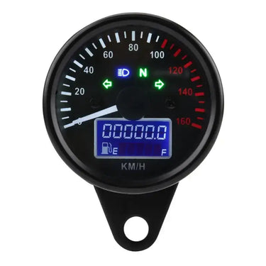 Compteur Moto Scrambler Noir